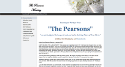 Desktop Screenshot of pearsonministry.org